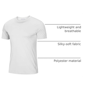 Camiseta de Protección Solar UPF 50+ para Hombre, para Pesca en Aguas Profundas, Absorbe la Humedad, con Logotipo Frontal, Ecológica - Product Image 2
