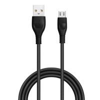 Câble de charge rapide USB-C/Micro USB blindé en PVC, 1 mètre, 2.4A 3A, écologique pour montre intelligente, ordinateur, scanner de codes-barres