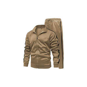 GXAMOY, chándal atlético de 2 piezas para hombre, chándal informal con cremallera completa para correr, conjunto de entrenamiento deportivo, ropa deportiva - Product Image 2