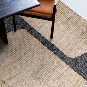 Alfombra Kilim de estilo bohemio, Alfombra de yute tejida a mano de lujo, corredor lavable para exteriores, decoración del hogar - Product Image 1