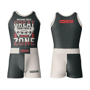 Conjunto de Uniforme de Boxeo Reversible Unisex 2026, 2 Piezas, Top y Pantalones Cortos, para Entrenamiento de Adultos, MMA, Kickboxing, Artes Marciales, 100% Poliéster, Secado Rápido - Product Image 1