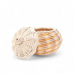 Juguete Infantil Natural de Mimbre para Niños, Juego de Cocina de Imitación y Cocina Creativa - Product Image 5