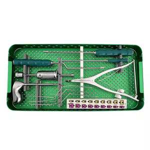 Ensemble de fixation lombaire T-Pal, instruments orthopédiques manuels et motorisés avec boîte, certifié CE, ensemble orthopédique Narham Enterprises - Product Image 2