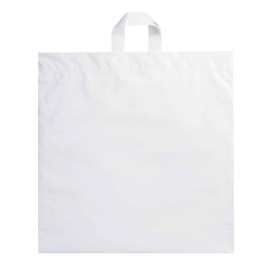 Sacs à provisions imprimés personnalisés avec logo Poignée de roulement lourde Boucle souple Restaurant Carry Sacs à emporter - Product Image 1