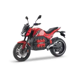 High-end elektrikli motosiklet yarış tipi 6000W uzun pil ömrü 100km yüksek hız 80km/s