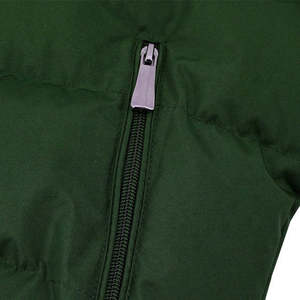 Coupe-vent d'hiver personnalisé OEM pour hommes Veste à bulles extérieure brillante Matelassée Grande taille Vestes pour hommes - Product Image 5