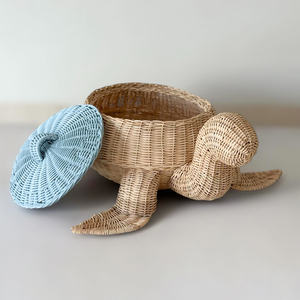 Cesta de almacenamiento de ratán para bebés al precio más bajo, cesta para niños, organizador para cuarto de juegos o guardería - Product Image 2