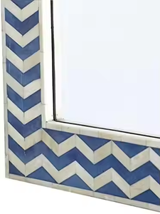 Espejo de Pared Redondo Plateado Moderno Hecho a Mano de Lujo de Crescent Crafts, para Baño, Hecho a Mano en India, Precio al por Mayor - Product Image 3