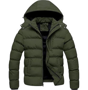 Chaqueta de Invierno para Hombre, Impermeable, Acolchada, con Cuello Alto, Chaqueta de Plumón Personalizada para Exteriores, Subida por Dress Sports - Product Image 1