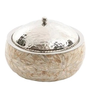 Olla caliente redonda de lujo de acero inoxidable y vidrio con fregona de madera y tapa Producto de fabricación al por mayor - Product Image 2