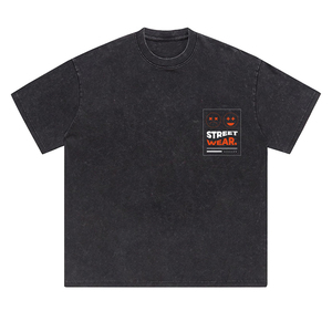 Algodón de alta calidad DTG DTF impresión personalizada camisetas hombres ropa de calle de gran tamaño gráfico Casual camiseta al por mayor - Product Image 1