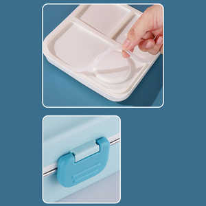 Lonchera Japonesa con Forma de Oso de Carnaval, Contenedor de Acero Inoxidable para Almuerzo, Compartimento Único, Tapa de Plástico Libre de BPA, Baja Preservación - Product Image 5