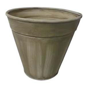 Maceta redonda de hierro antiguo de cobre decorativa moderna para el hogar, macetas de jardín utilizables, suministros para el cuidado de flores y plantas - Product Image 5