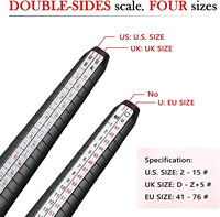 Kit d'outils de mesure professionnels britanniques/américains pour la création de bijoux DIY – Ensemble de jauges de mesure pour bagues (UK/US)