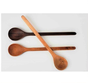 Ensemble de serveurs à salade avec manche en résine, ensemble d'outils de cuisine en bois de mangue d'acacia naturel disponible en Inde - Product Image 2