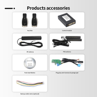 EASYGUARD Llave Inteligente con Entrada sin Llave y Arranque Remoto PKE Entrada Pasiva sin Llave para autos FBS4 2014+ con arranque por llave