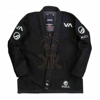 Kimono de Jiu Jitsu Brasileño Shoyoroll Negro Hecho a Medida, Uniforme de BJJ para Adultos en Venta