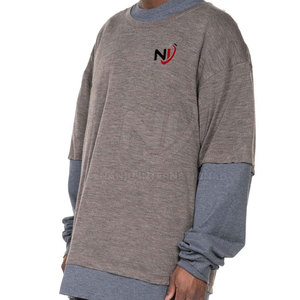 เสื้อเชิ้ตสองชั้นผ้าฝ้าย100% สำหรับผู้ชายเสื้อเชิ้ตสองชั้นน้ำหนักเบาออกแบบได้ตามต้องการ - Product Image 5