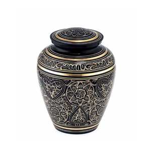 New Look With Reasonable Price Handmade Small Urn Funeral Accessories Aluminum Urn Cremation Exporter From India - Product Image 2