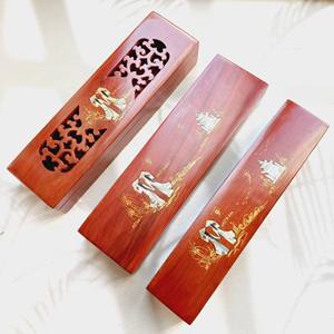 Boîte à baguettes en bois, nouveau Design, usine, Logo personnalisé, motif de dame vietnamien, fabriqué au Vietnam, haute qualité - Product Image 1