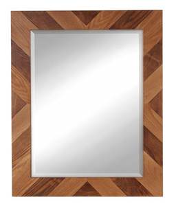 Espejo de madera de mango con diseño enmarcado decorativo para sala de estar, dormitorio, pasillo, elegante espejo de pared para el hogar, espejo de madera de alta calidad - Product Image 2