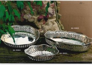 Tazón Ovalado Mediano de Plata y Plateado Sheffield, Clásico de la Familia Real Inglesa, para Decoración del Hogar - Product Image 2