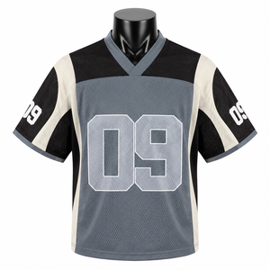 Camisetas y Tops de Fútbol Americano Personalizados de Talla Grande en Poliéster, Jersey de Equipo Sublimado, Fabricante OEM de Jerseys Deportivos - Product Image 2