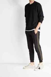 Hot Selling High-Quality Anti-Wrinkle Plain Dyed Man Trouser | 2024-25 Side Striped <b>Jogger</b> Pants <b>Slim</b> Fit with Custom Logo - Product Image 5