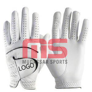 Guantes de Golf Ligeros de Cuero Genuino, Palma Flexible, Forro Resistente al Sudor, Opción de Logotipo Personalizado para Entrenamiento Profesional de Golf - Product Image 4