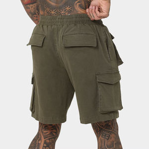 Pantalones Cortos Kargo de Alta Calidad al por Mayor para Hombre, Pantalones Cortos Casuales Holgados, Pantalones Cortos de Diseñador de Moda de Algodón Personalizados - Product Image 2