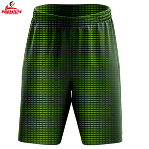 Shorts de basket-ball personnalisés en maille respirante pour hommes, sublimation été, 100% polyester, jogging, gym, blanc - Product Image 1