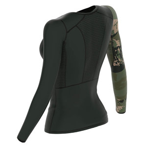 Fournisseur en gros de rashguards pour femmes à manches longues, à séchage rapide, respirants, pour le yoga, la course à pied et le fitness - Product Image 3