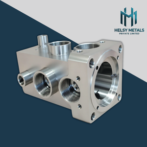 บล็อกแมนิโฟลด์เครื่องจักรกลไฮดรอลิก VMC เกรดพรีเมียม โลหะผสมที่มีความแข็งแรงสูง น้ำหนักเบา ทนทานต่อการกัดกร่อน ออกแบบได้ตามความต้องการ - Product Image 2