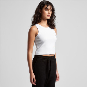 T-shirt court côtelé d'été pour femme, épaules dénudées, sans manches, respirant, léger, doux, extensible, écologique, coupe ajustée, vente en gros - Product Image 3