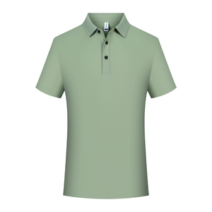 Camiseta de Verano Unisex de Alta Calidad, Tejido Sólido, Transpirable, de Secado Rápido, Premium, Casual, con Logotipo Bordado Personalizado para Golf - Product Image 4