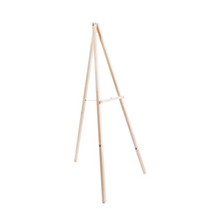 EASEL66NA - Wooden Floral <b>Easel</b>, Natural Wood - 66 (12 pcs) - Product Image 1