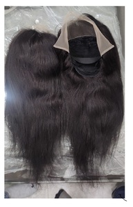 Venta al por mayor HD Cierre Frontal de encaje Peluca Vendedores Raw Virgen Cutícula Alineados Pelucas de cabello humano Extensiones de cabello humano para las mujeres negras - Product Image 2