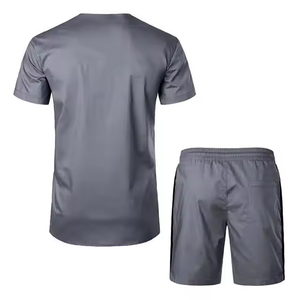 Camiseta de béisbol para hombre, camisetas sólidas, camiseta de manga corta con botones informales lisos, uniforme deportivo a rayas, 2017 - Product Image 1