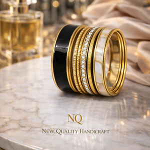 Luxury Multi-colors Metal <b>Bangles</b> <b>Set</b> for Women Handmade Designer Ethnic Bracelet <b>Set</b> Anniversary Anchor Design Jewelry - Product Image 1