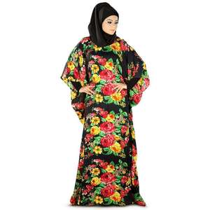 Women's Washable Kaftan <b>Dresses</b> for <b>Summer</b> Beach Casual Day Holidays Free Size Floor-<b>Length</b> and <b>Knee</b>-<b>Length</b> Options - Product Image 1