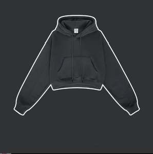 Sweats à capuche doublés en polaire pour femmes 345 GSM 42% coton Design décontracté respirant et anti-rétrécissement pour l'automne et l'hiver - Product Image 4