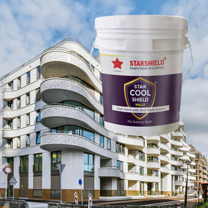 Starshield Star Cool Shield Walls <b>Paint</b> Acrylic Liquid Coating For Exterior Walls Anti Fade Colors - Product Image 4