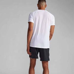 Camiseta de verano de secado rápido para entrenamiento al aire libre, ropa de gimnasio con cuello redondo, de manga corta Camiseta deportiva para hombres - Product Image 5