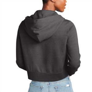 Sudadera con capucha recortada para mujer con cremallera, ropa de calle ajustada informal a la moda, sudaderas con cremallera listas para etiqueta privada para mujer - Product Image 6