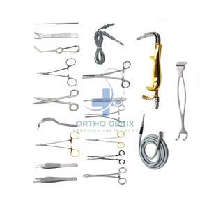 Dispositivos médicos profesionales, juego de instrumentos de cirugía de aumento de senos de acero inoxidable de 47 piezas, certificado CE, mejora la ampliación - Product Image 4