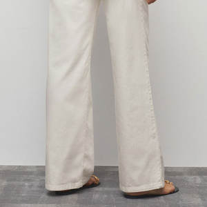 กางเกงขายาวผู้หญิงทรงปกติ เอวกลาง สไตล์ลำลอง สตรีทแวร์ ผ้าฝ้าย 100% ระบายอากาศดี แฟชั่นฤดูหนาว คุณภาพสูง - Product Image 4