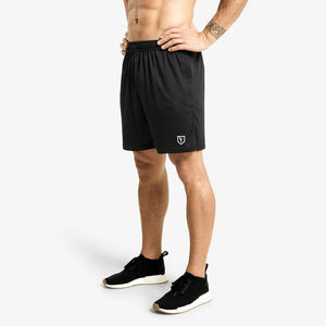 Pantalones cortos de algodón para hombre con logotipo personalizado High Street Fitness Running Gym Shorts Transpirable y ecológico Patrón sólido - Product Image 5