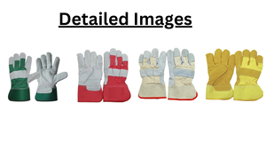 2023 nouvelle usine Offre Spéciale gréeur gants main protection en cuir fendu gants de travail de sécurité pour l'application de soudage échantillon gratuit - Product Image 4