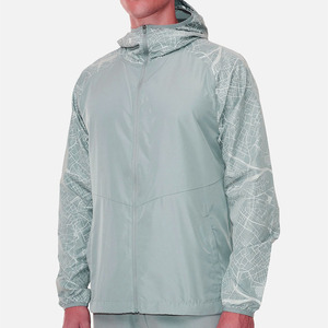 Veste softshell unisexe avec capuche, motif cartographique imprimé, fermeture éclair intégrale, résistante à l'eau, coupe-vent, vêtements d'extérieur, coupe classique, adulte - Product Image 5