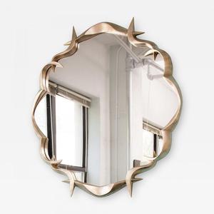 Miroir mural d'intérieur pour la décoration de la maison, design feuille, décoration classique et moderne, miroir avec plusieurs finitions - Product Image 6